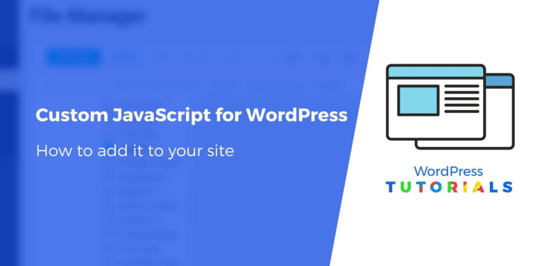 Как добавить пользовательский JavaScript в WordPress (3 метода)
