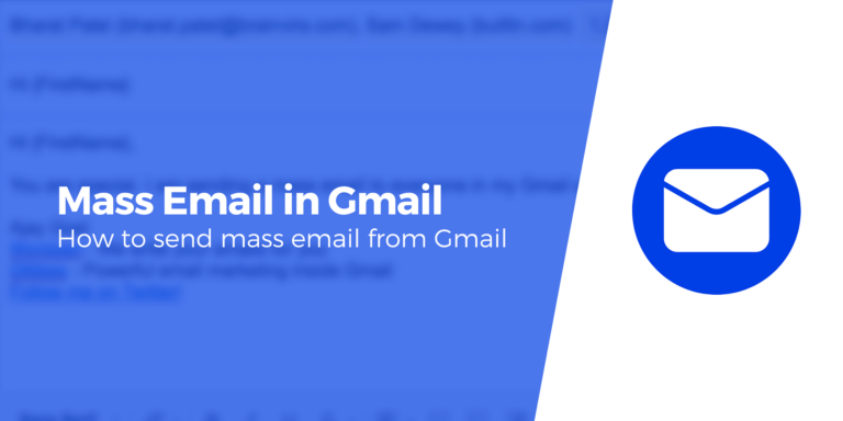 Как отправить массовое электронное письмо в Gmail