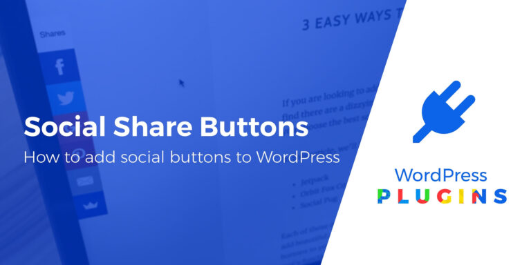 3 простых способа добавить кнопки социальных сетей в WordPress
