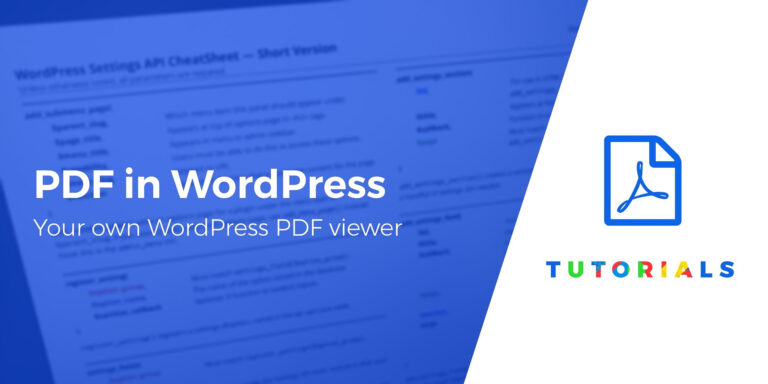 Как отобразить PDF в WordPress