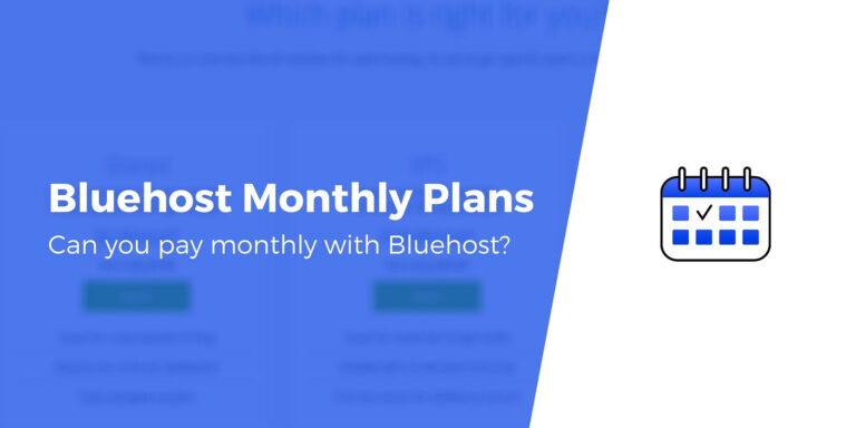 Можете ли вы получить ежемесячные планы оплаты Bluehost?  (цены объяснены)