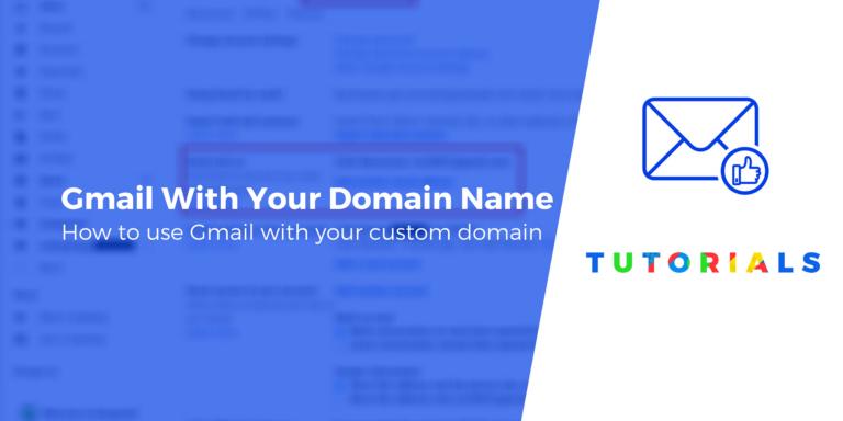 Как использовать Gmail со своим собственным доменным именем (бесплатный метод)