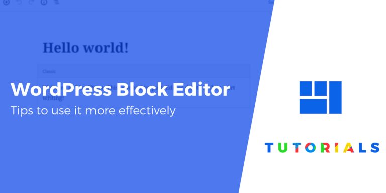 Изучите редактор блоков WordPress
